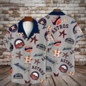 Houston Astros Logo Mania Hawaiian Shirt