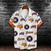 Houston Astros Lone Star Pride Custom Hawaiian Shirt Front - TeeAloha