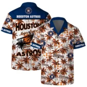 Houston Astros Major League Palm Hawaiian Shirt - TeeAloha