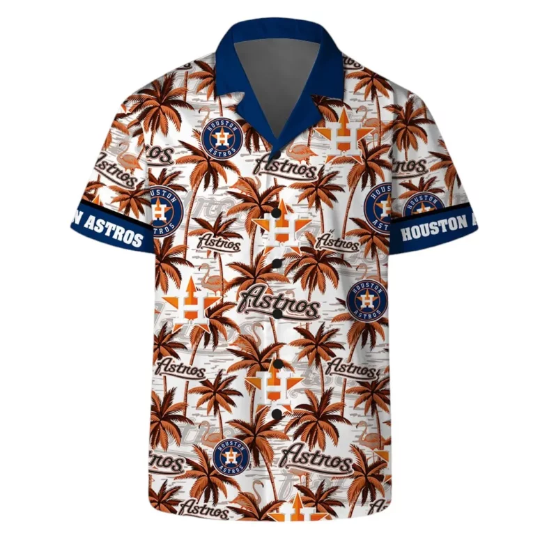 Houston Astros Major League Palm Hawaiian Shirt