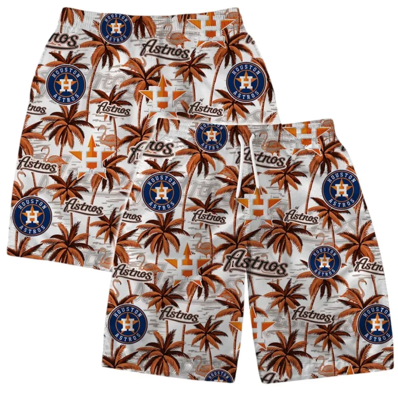 Houston Astros Major League Palm Hawaiian Shirt