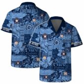 Houston Astros Ocean Breeze Hawaiian Shirt - TeeAloha