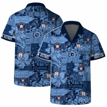 Houston Astros Ocean Breeze Hawaiian Shirt