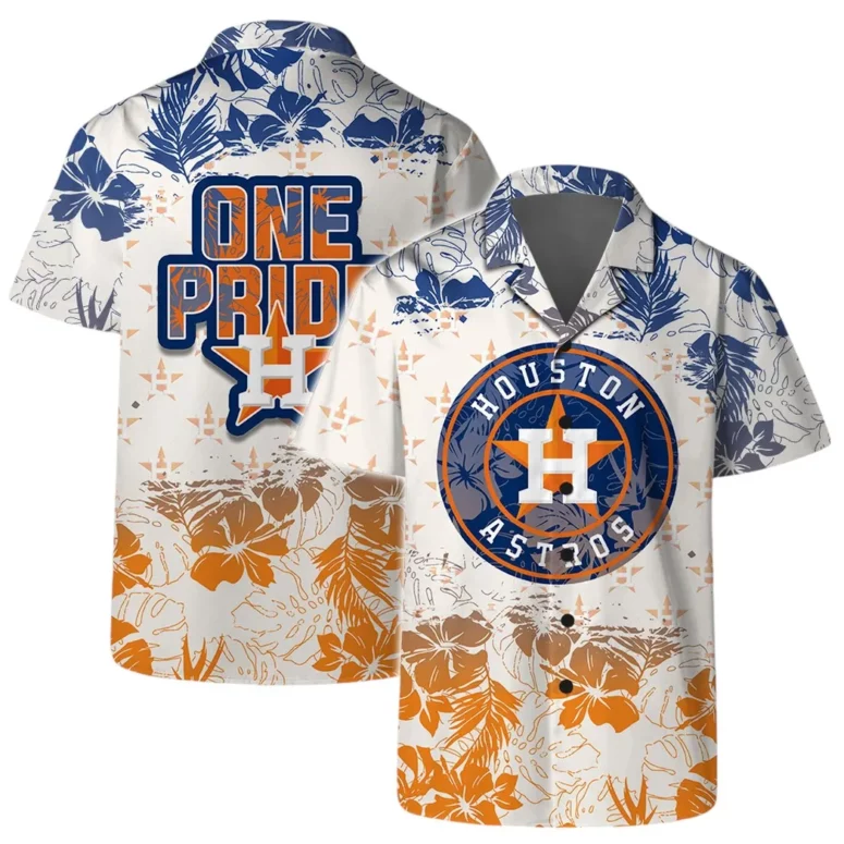 Houston Astros One Pride Hawaiian Shirt