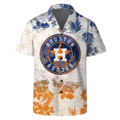 Houston Astros One Pride Hawaiian Shirt Front - TeeAloha