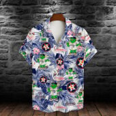 Houston Astros Orbit Island Hawaiian Shirt Front - TeeAloha