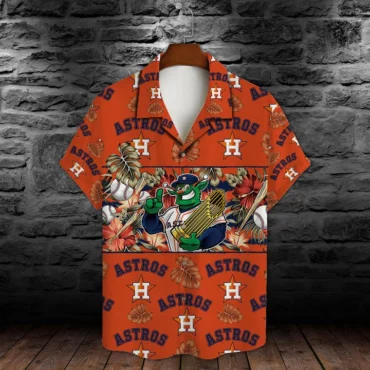 Houston Astros Orbit Tropics Hawaiian Shirt