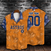 Houston Astros Palm Breeze Custom Hawaiian Shirt - TeeAloha