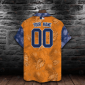 Houston Astros Palm Breeze Custom Hawaiian Shirt Back - TeeAloha