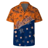 Houston Astros Palm Coast Hawaiian Shirt Front - TeeAloha