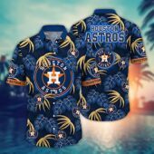 Houston Astros Palm Paradise Hawaiian Shirt - TeeAloha