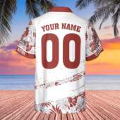 Houston Astros Palm Sunset Custom Hawaiian Shirt Back - TeeAloha