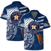 Houston Astros Palm Sunset Hawaiian Shirt - TeeAloha