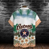 Houston Astros Paradise Vibes Hawaiian Shirt Back - TeeAloha