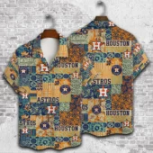 Houston Astros Patchwork Island Hawaiian Shirt - TeeAloha