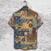 Houston Astros Patchwork Island Hawaiian Shirt Back - TeeAloha