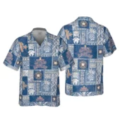 Houston Astros Patchwork Paradise Hawaiian Shirt - TeeAloha