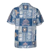 Houston Astros Patchwork Paradise Hawaiian Shirt Back - TeeAloha