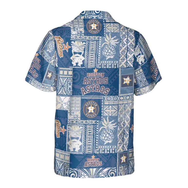 Houston Astros Patchwork Paradise Hawaiian Shirt