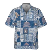 Houston Astros Patchwork Paradise Hawaiian Shirt Front - TeeAloha