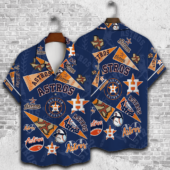 Houston Astros Pennant Pride Hawaiian Shirt - TeeAloha