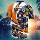 Houston Astros Pineapple Breeze Hawaiian Shirt Back - TeeAloha