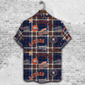 Houston Astros Plaid Pride Hawaiian Shirt Back - TeeAloha