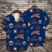 Houston Astros Retro Starburst Hawaiian Shirt - TeeAloha