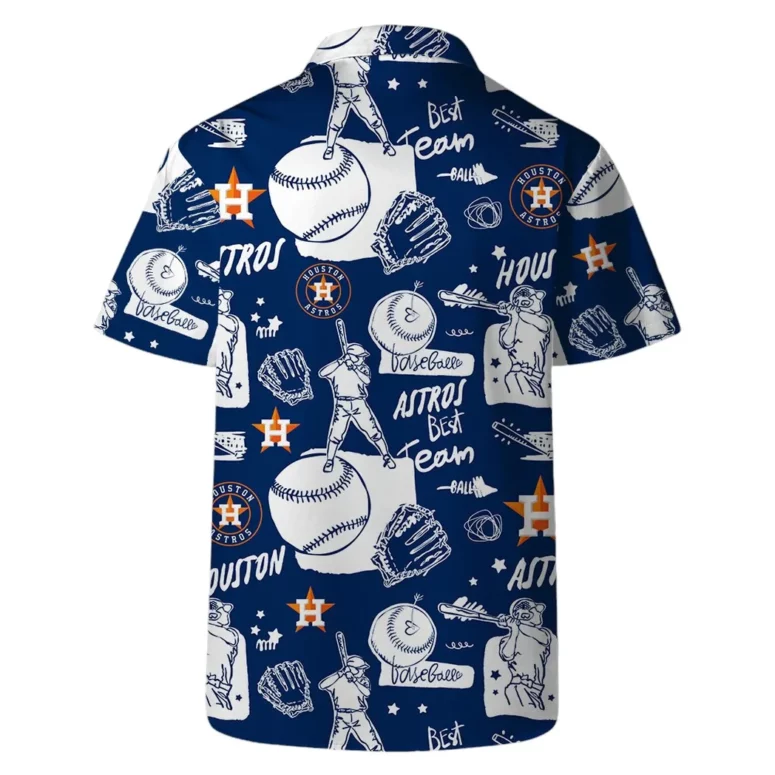 Houston Astros Sketch Play Hawaiian Shirt