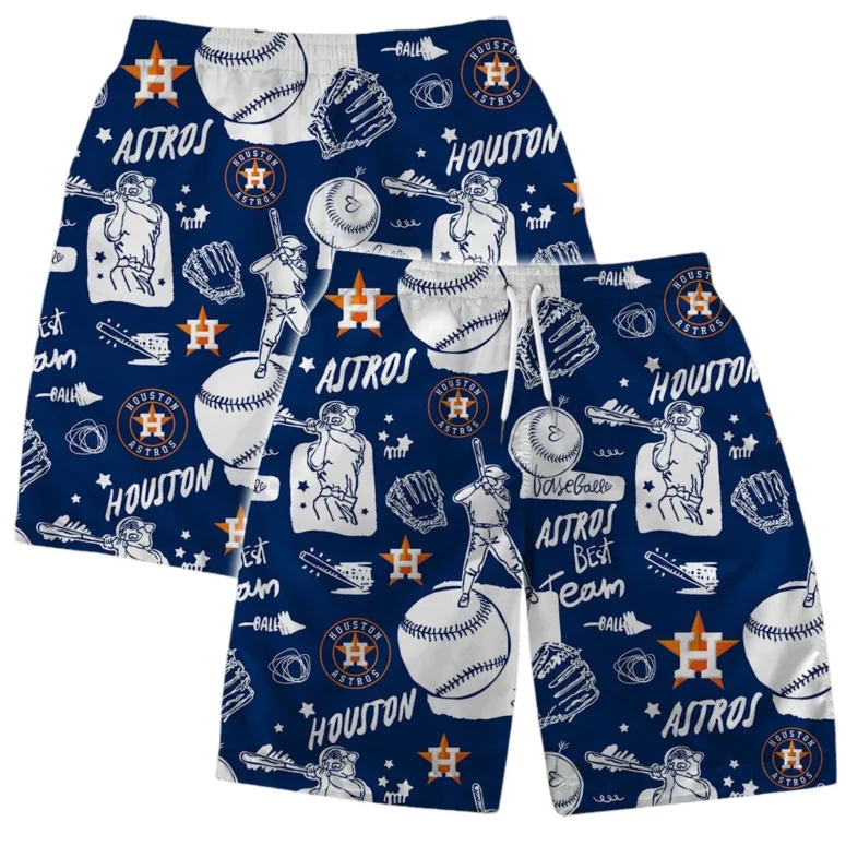 Houston Astros Sketch Play Hawaiian Shirt