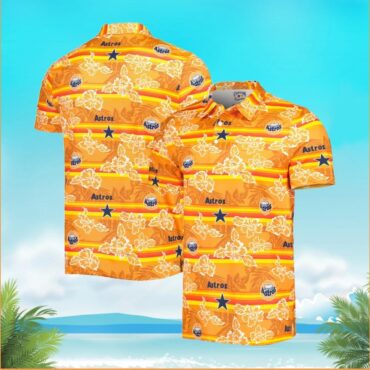 Houston Astros Sunset Breeze Hawaiian Shirt