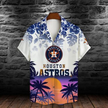 Houston Astros Sunset Paradise Custom Hawaiian Shirt