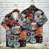 Houston Astros Sunset Vibes Hawaiian Shirt - TeeAloha