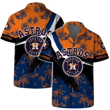 Houston Astros Sunset Wave Hawaiian Shirt