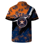 Houston Astros Sunset Wave Hawaiian Shirt Back - TeeAloha