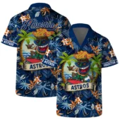 Houston Astros Tiki Surf Hawaiian Shirt - TeeAloha