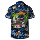 Houston Astros Tiki Surf Hawaiian Shirt Back - TeeAloha