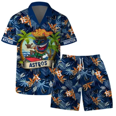 Houston Astros Tiki Surf Hawaiian Shirt