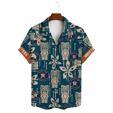 Houston Astros Tiki Totem Hawaiian Shirt