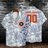 Houston Astros Tribal Custom Hawaiian Shirt - TeeAloha