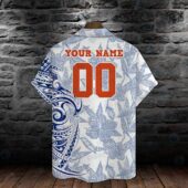 Houston Astros Tribal Custom Hawaiian Shirt Back - TeeAloha