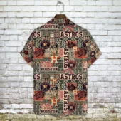 Houston Astros Tribal Heritage Hawaiian Shirt Back - TeeAloha