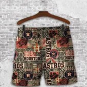 Houston Astros Tribal Heritage Hawaiian Short Back - TeeAloha