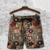 Houston Astros Tribal Heritage Hawaiian Short Front - TeeAloha