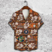 Houston Astros Tribal Play Hawaiian Shirt Front - TeeAloha