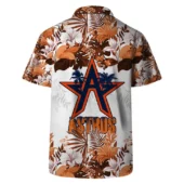 Houston Astros Tribal Wave Hawaiian Shirt Back - TeeAloha