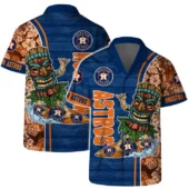 Houston Astros Tropical Flamingo Hawaiian Shirt - TeeAloha