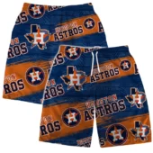 Houston Astros Tropical Flamingo Hawaiian Short - TeeAloha