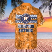 Houston Astros Tropical Horizon Hawaiian Shirt Back - TeeAloha