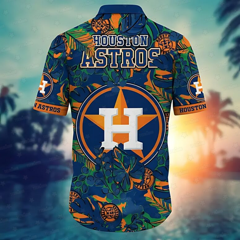 Houston Astros Tropical Jungle Hawaiian Shirt